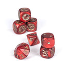Blood Bowl Khorne Team Dice Set