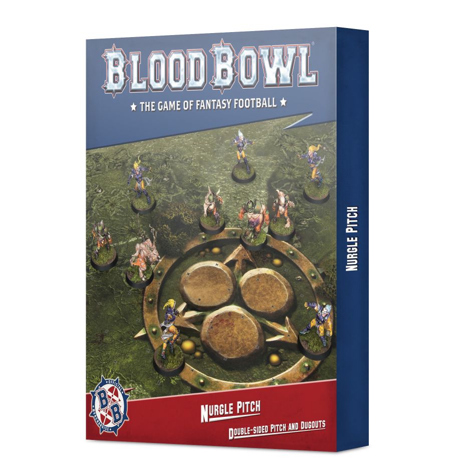 Nurgle Pitch – Double-sided Pitch and Dugouts Set