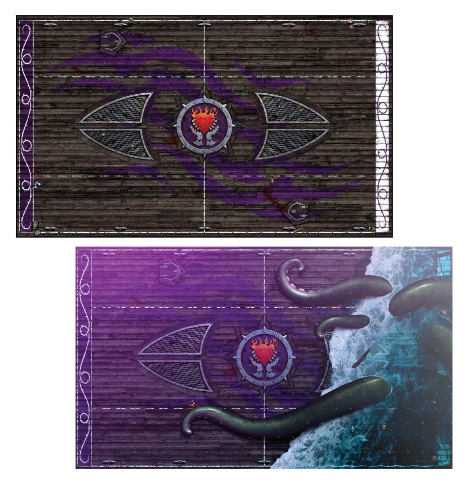 Dark Elf Team – Double-sided Pitch and Dugouts Set
