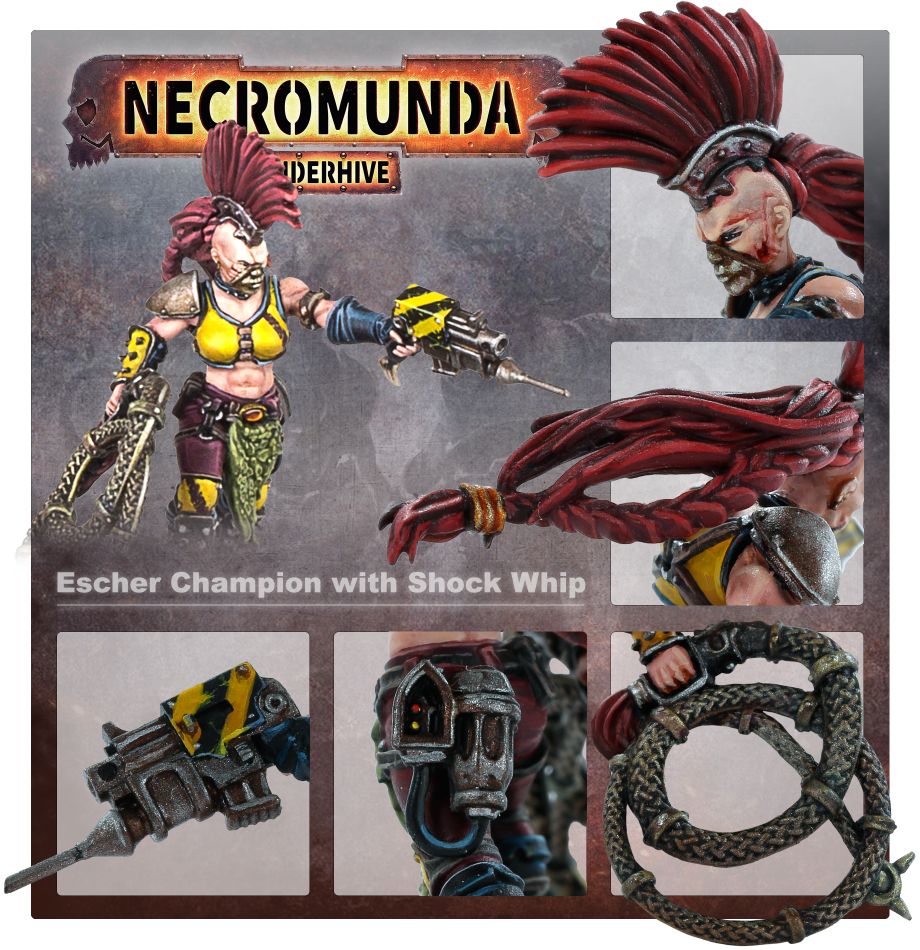 Escher Champion with Shock Whip