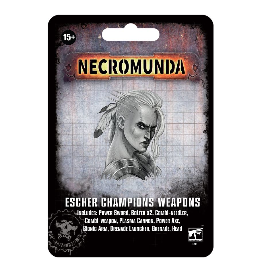 Escher Champions Weapons