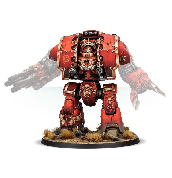 Blood Angels Leviathan Dreadnought con siege claw y Storm Cannon