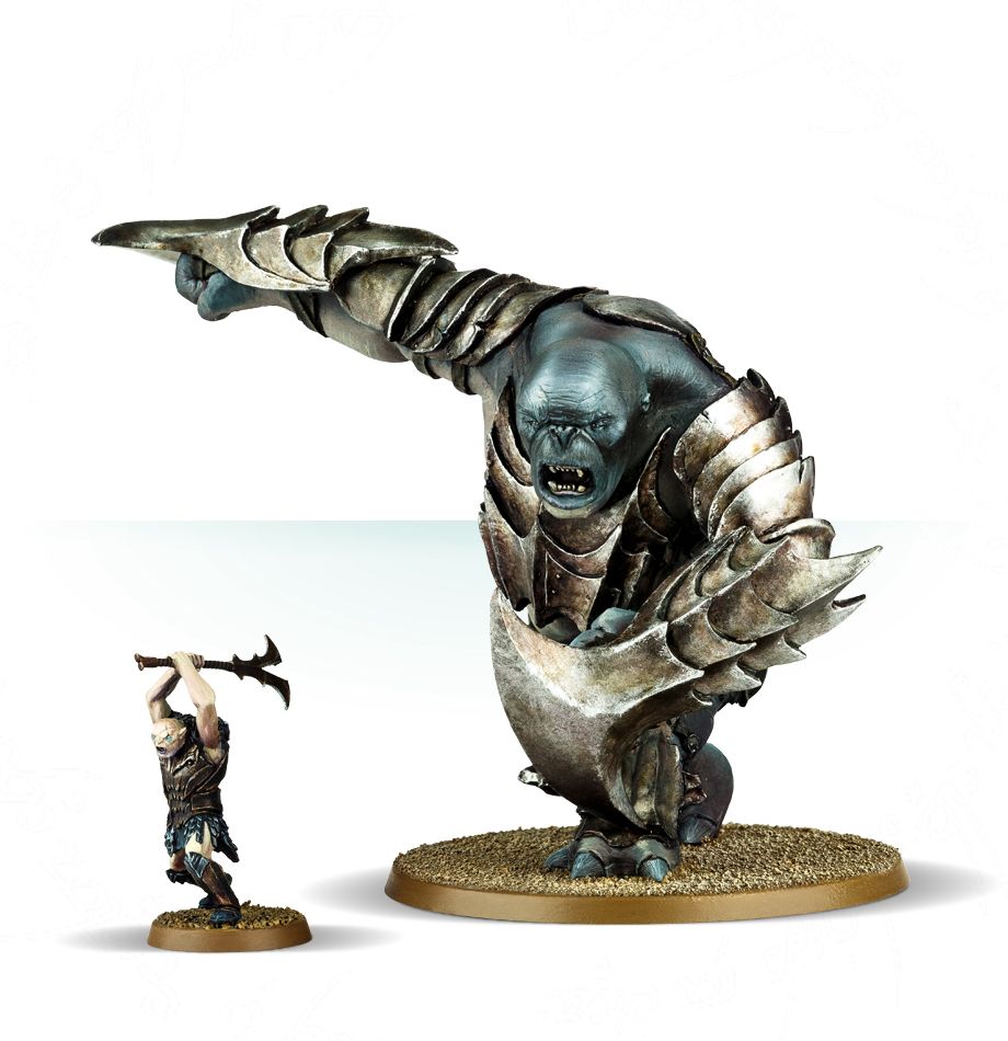 Gundabad Troll with Scythe Gauntlets