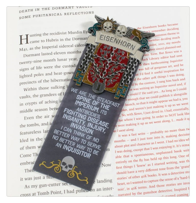 Eisenhorn Bookmark