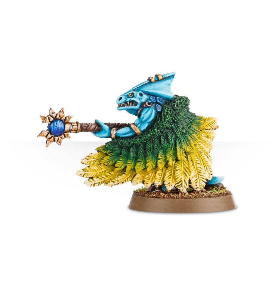 Skink Priest With Feathered Cloak