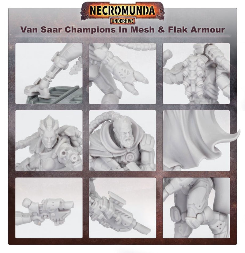 Van Saar Champions in Mesh and Flak Armor