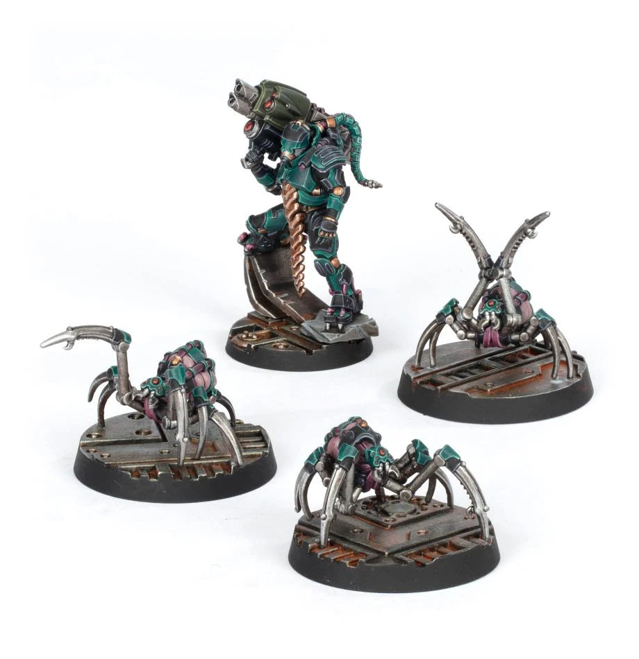 Van Saar Champion in Carapace Armour with Cyberachnids