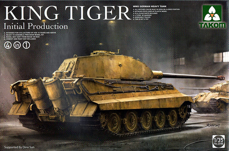 Production initiale du King Tiger