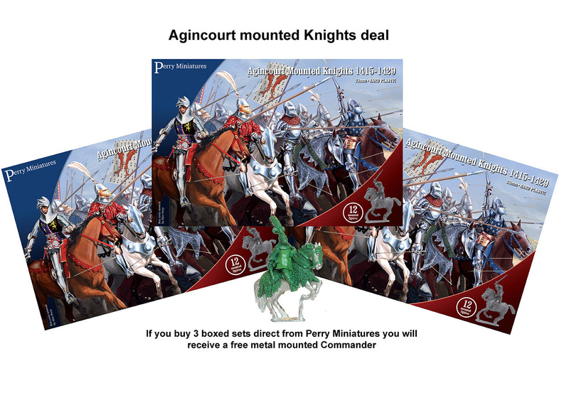 AO 70 Caballeros montados de Agincourt 1415-
