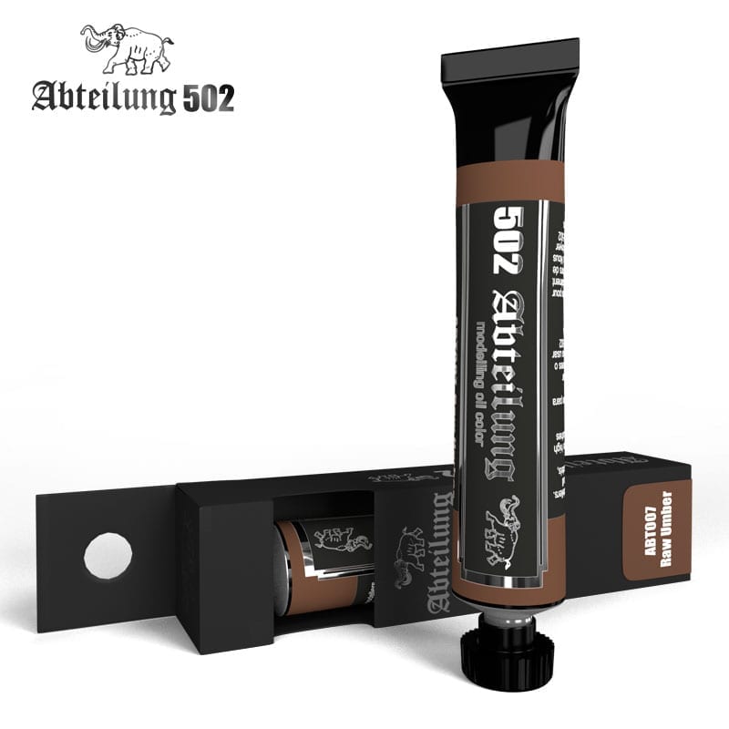 ABTEILUNG 502 RAW UMBER OIL PAINT 20ML ABT007