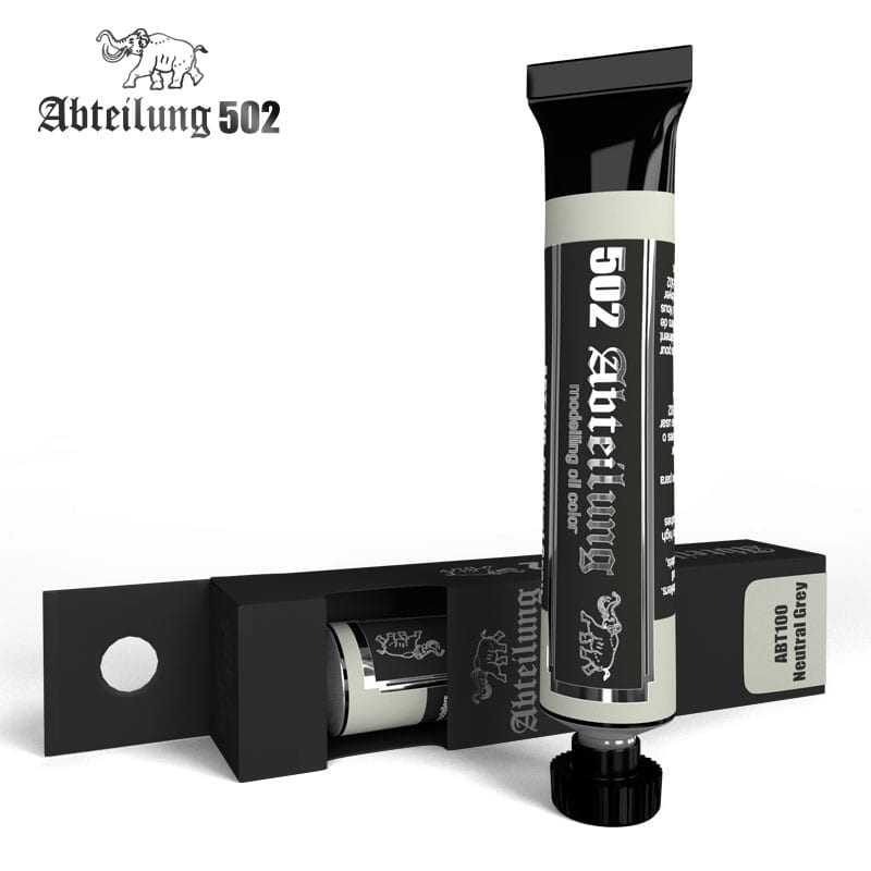 ABTEILUNG 502 NEUTRAL GREY OIL PAINT 20ML ABT100