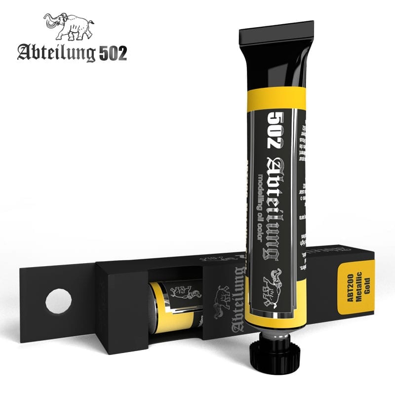 ABTEILUNG 502 METALLIC GOLD OIL PAINT 20ML ABT200