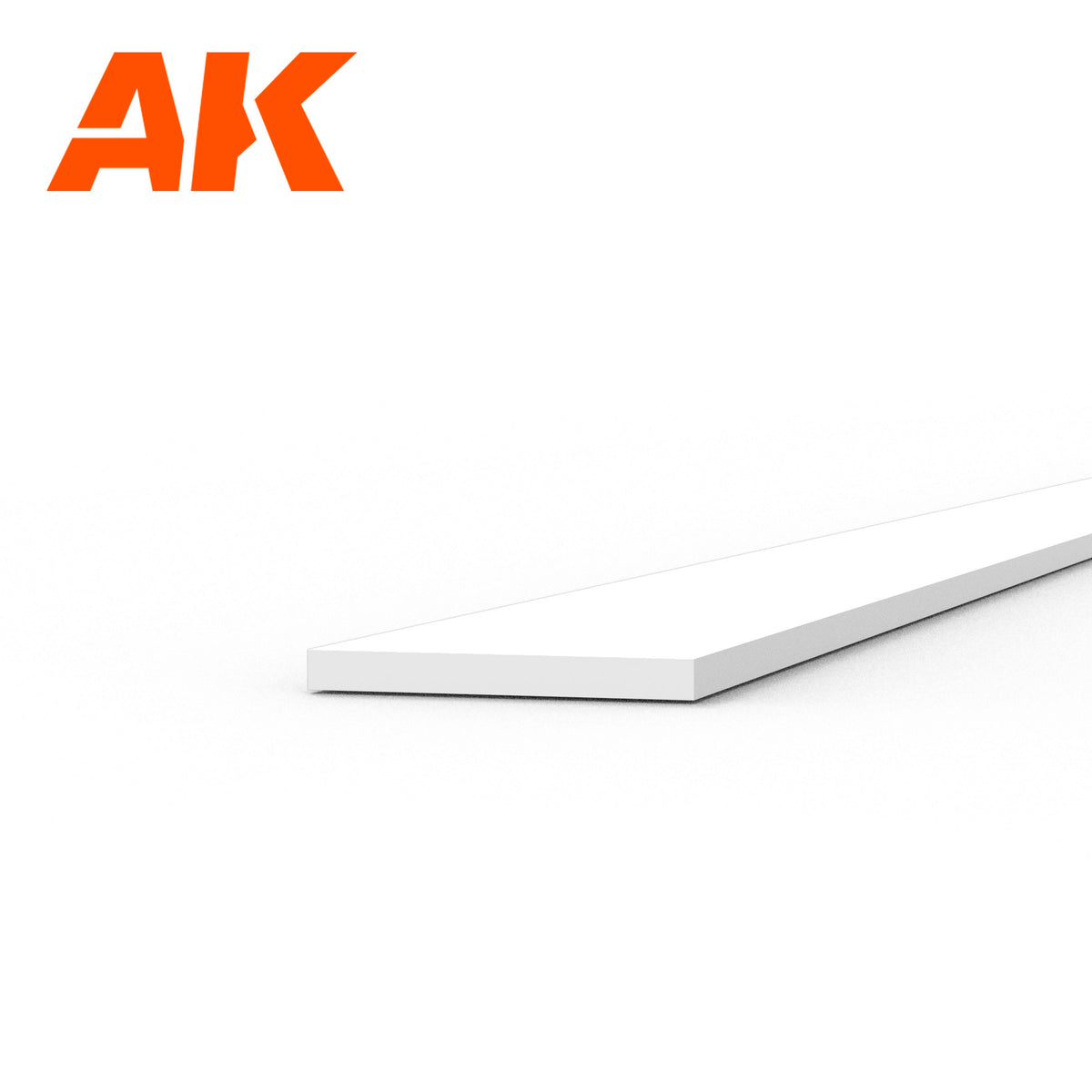 STRIPS 0.30 X 3.00 X 350MM – STYRENE STRIP – (10 UNITS) AK6504