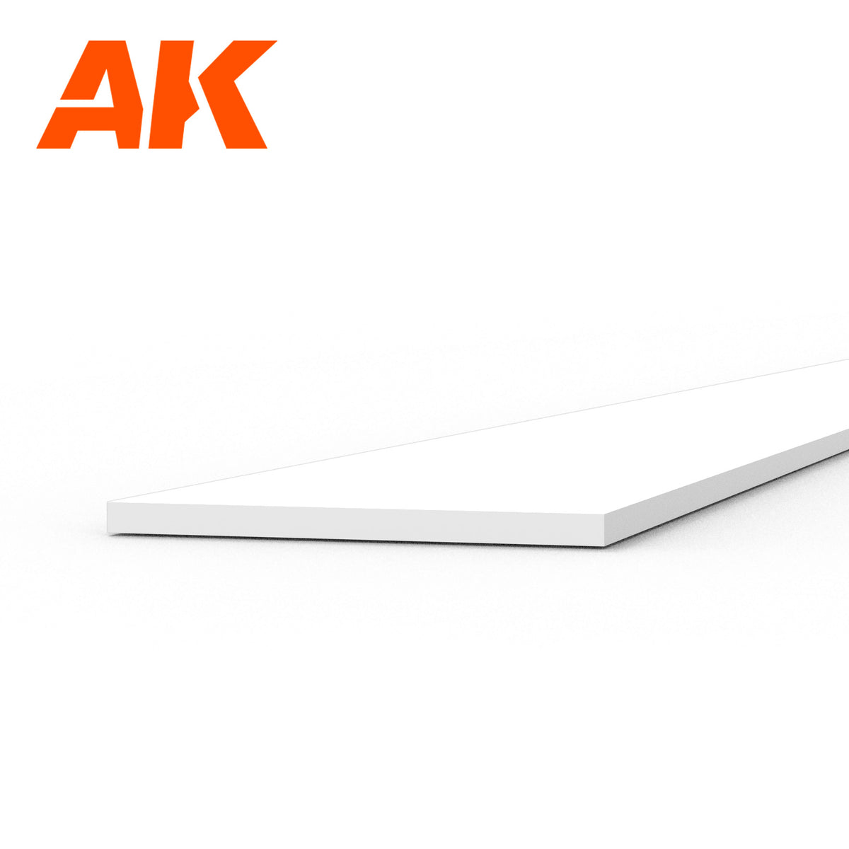 STRIPS 0.30 X 5.00 X 350MM – STYRENE STRIP – (10 UNITS) AK6506