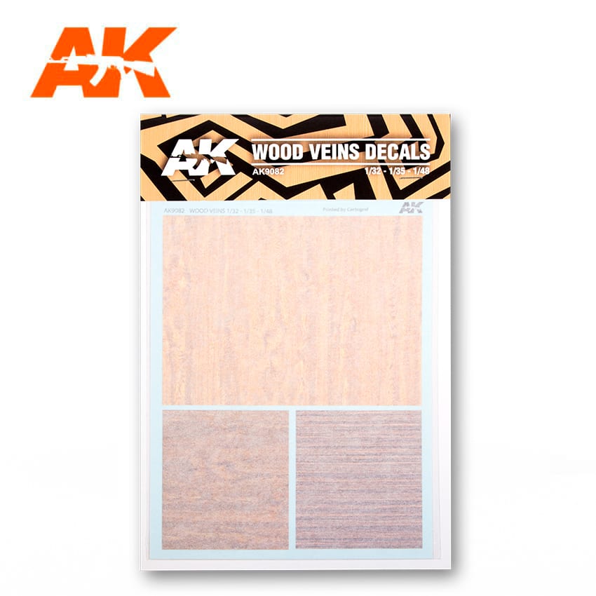 AK AK9082 WOOD  VEINS DECALS 1/32 1/35 1/48