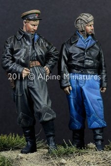 Alpine 1/35 Russian AFV Crew 44/45 Set (2 fig)