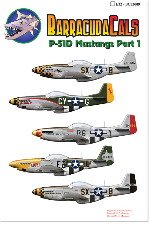 BC32009 P-51D Mustangs - Partie 1 - Échelle 1/32