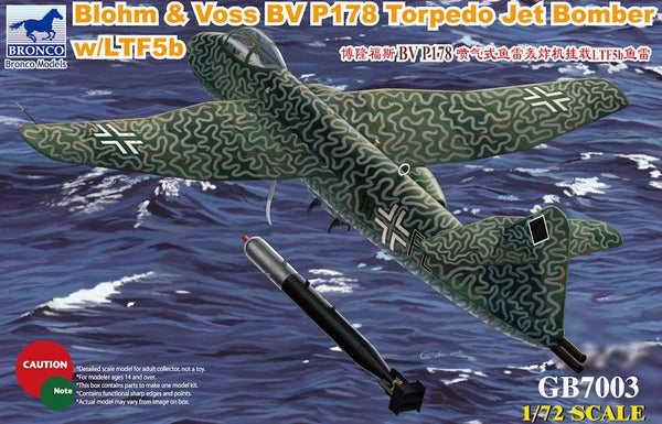 Bronco 1/72Blohm &amp; Voss BV P178 Torpedo Jet Bomber