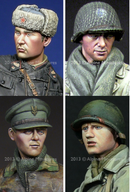 Alpine 1/16 WW2 Allied Heads Set