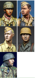 Alpine 1/35 H028 Fallschirmjaeger Head Set