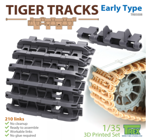 TR85008 TRex Track Link Set Tiger Early Type