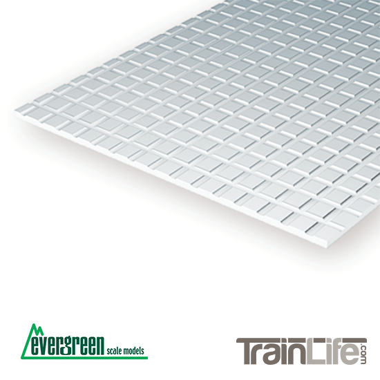 Evergreen Scale models : Sheet Styrene Tile