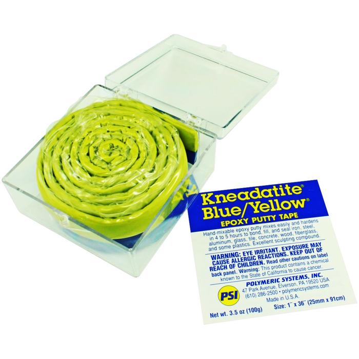 Kneadatite Blue Yelow Putty Tape