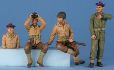 GasoLine GAS50361: 1/48 US and French TD M-10 crew