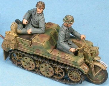 GasoLine GAS50380: 1/48 German crew for Kettenkraftrad