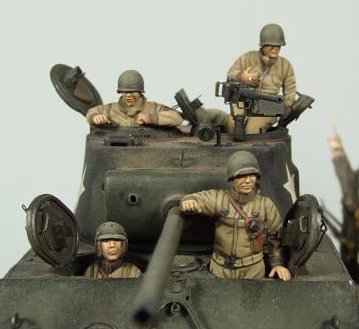 GasoLine GAS50386: 1/48 US tank crew Europe