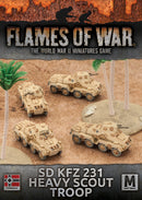 Afrika Korps Sd Kfz 231 Heavy Scout Troop