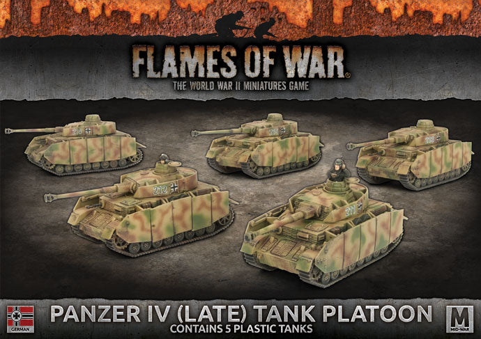 Flames of War : peloton de chars Panzer IV