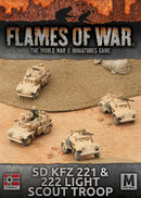Flames Of War: Afrika Korps SD Kfz 221/222 Light Scout Troop