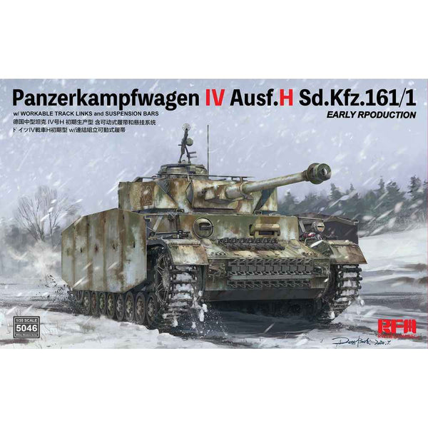 Modèle de champ de seigle 1:35 Pz.Kpfw.IV Ausf.H Sd.Kfz.161/1 Première production