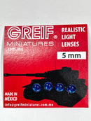 Lentillas Transparentes Circulares Color Azul