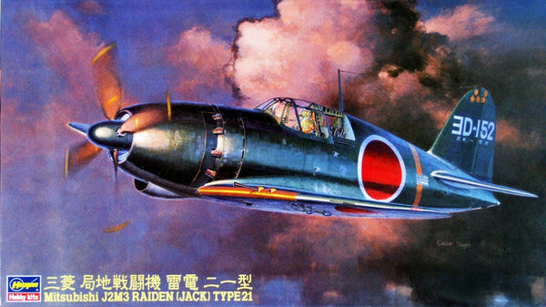 Hasegawa Kawanishi 1/48 Mitsubishi J2M3 RAIDEN (JACK) TYPE21