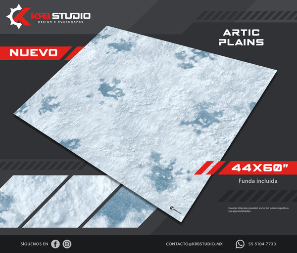 KRB Studio: Arctic Plains Mat 44''x60''