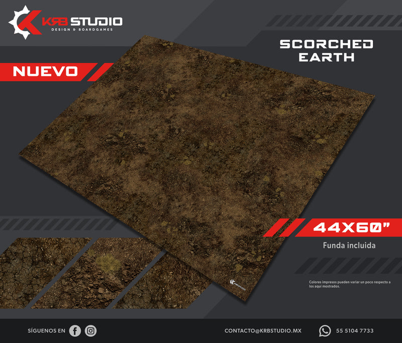 KRB Studio: Scorched Earth Mat 44''x60''