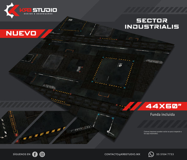 KRB Studio: Tapis Secteur Industriel 44''x60''