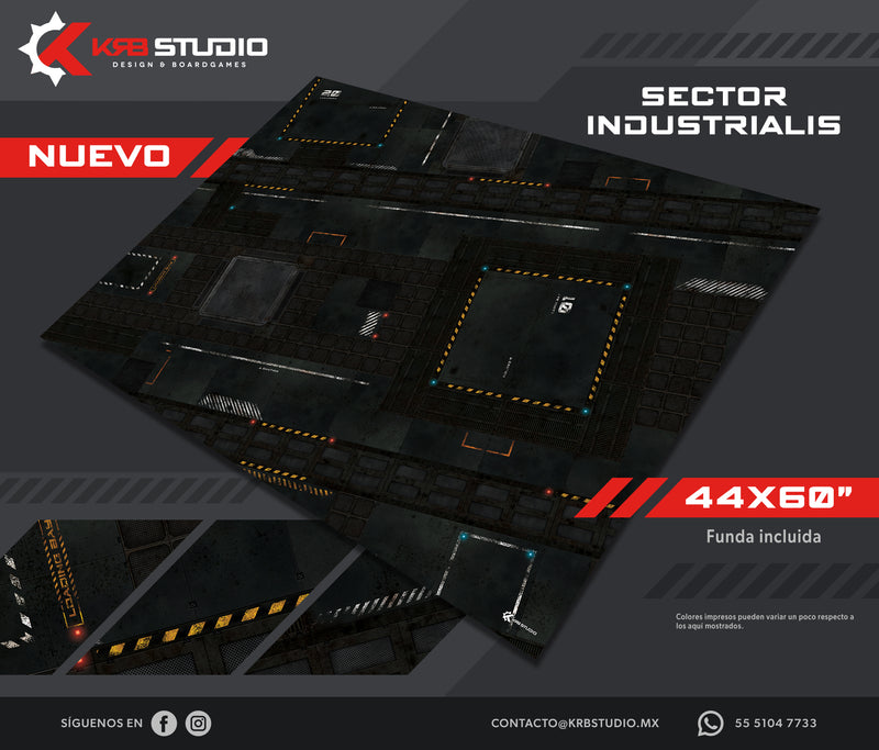 KRB Studio: Sector Industrial Mat 44''x60''