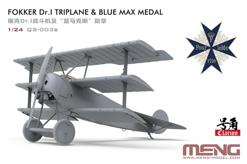 Triplan Meng modèle 1/24 Fokker Dr.I
