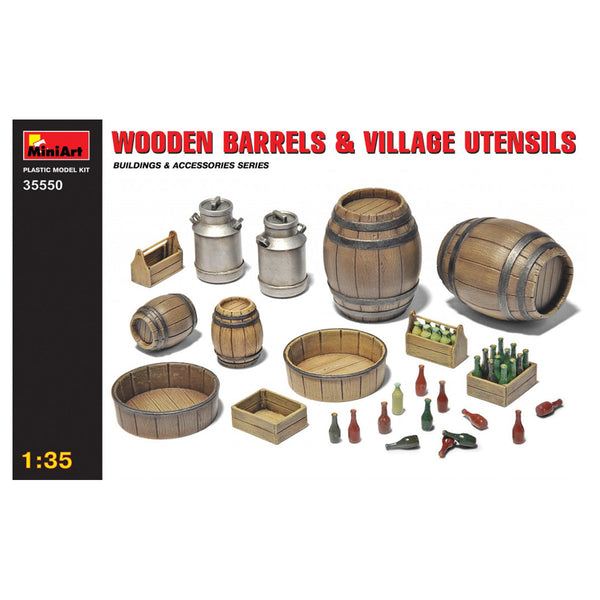 wooden barrels & Village Utensils