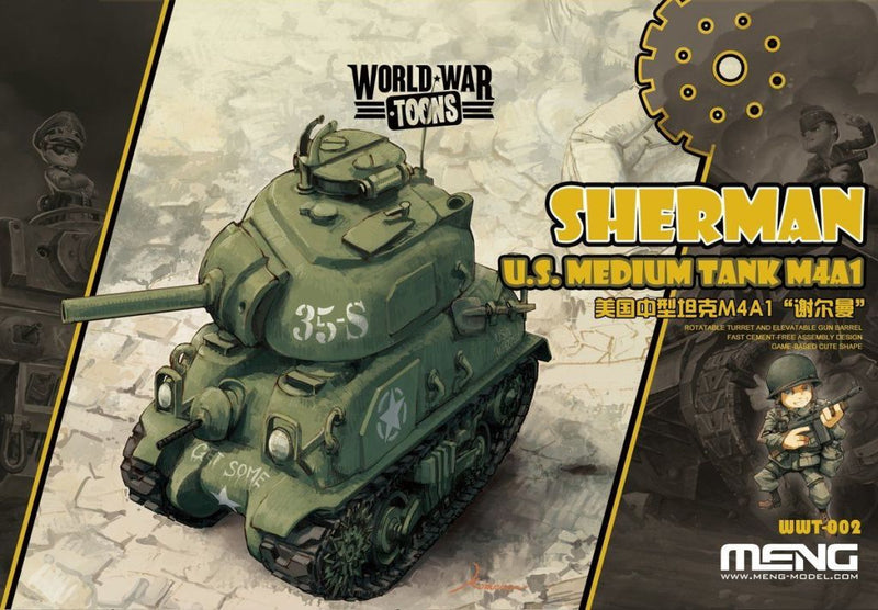 World War Toons Sherman U.S Medium Tank
