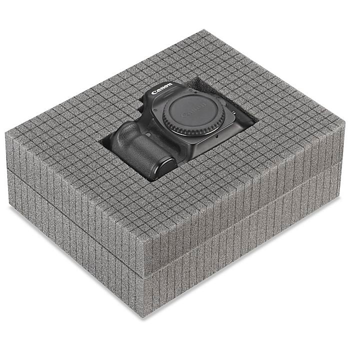 Lamina de Espuma Quite y Empaque 30cm x 60cm x 5cm cuadros de 1.25cm x 1.25cm