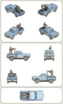 WWIII: Team Yankee (USA) PickUp Trucks (x4)