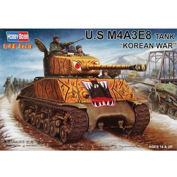 Char américain M4A3E8 "Guerre de Corée"
