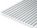 EVERGREEN 2025 - .025" OPAQUE WHITE POLYSTYRENE V GROOVE SIDING