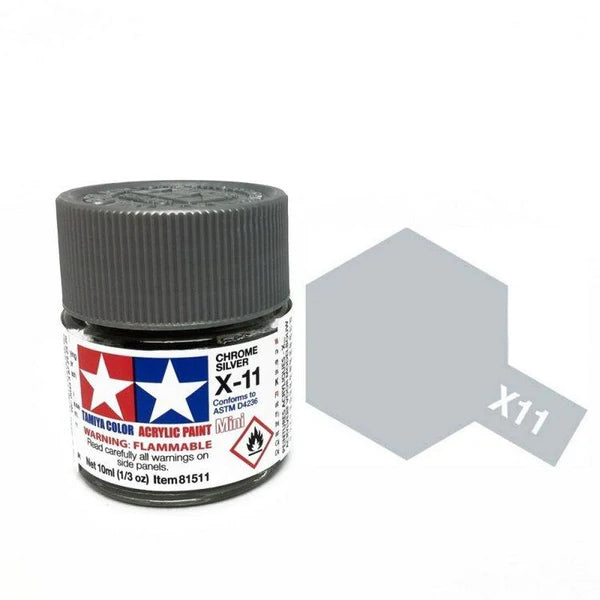 TAMIYA Chrome Argent 10ml X-11