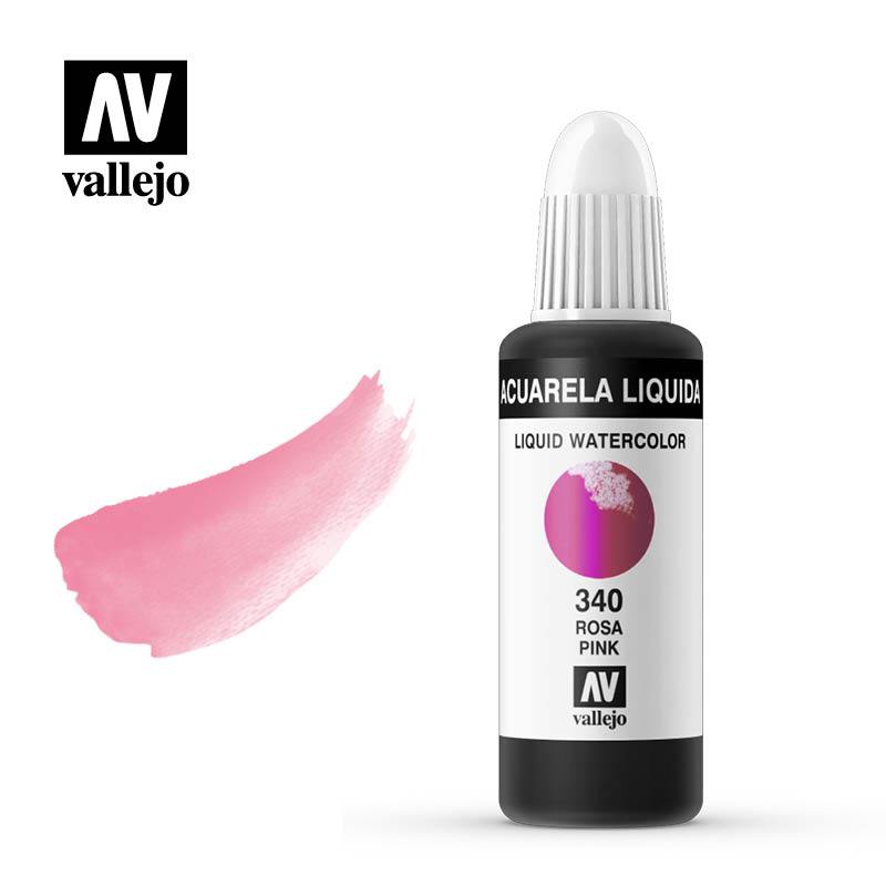 ACUARELA ROSA 340