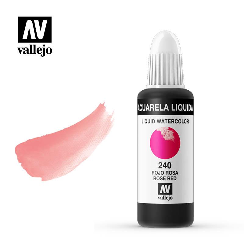 ACUARELA ROJO ROSA 240